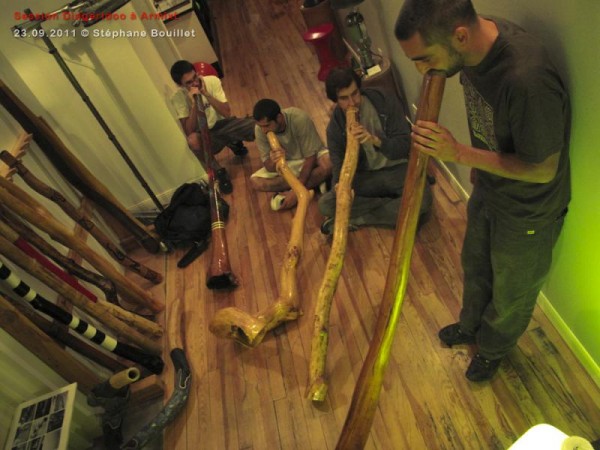 Session Didgeridoo à Oloron (Pyrénées)